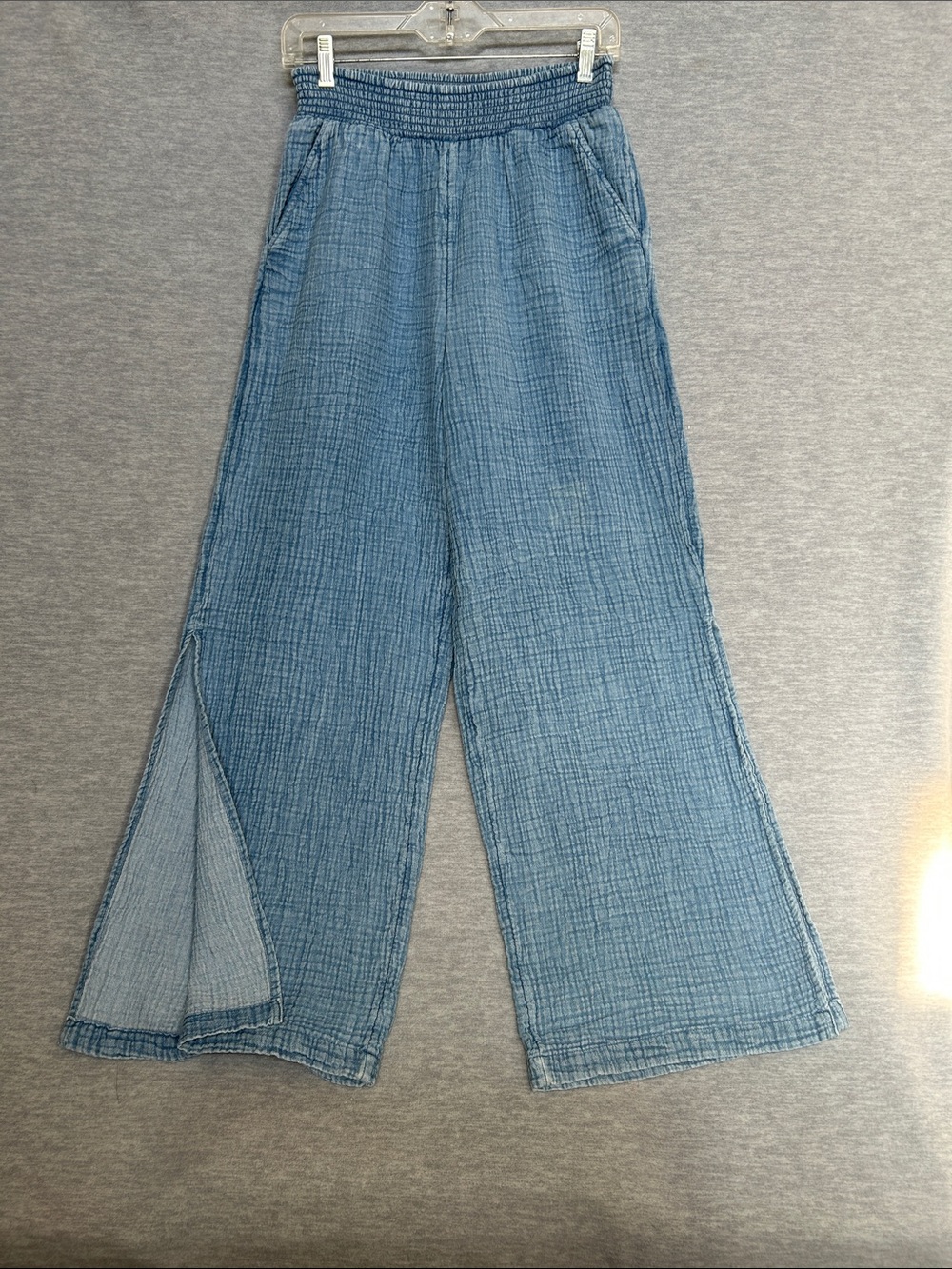 AERIE  Minimalist Naturalist Crinkle Cotton Lagan Look Boho Festival Bohemian
